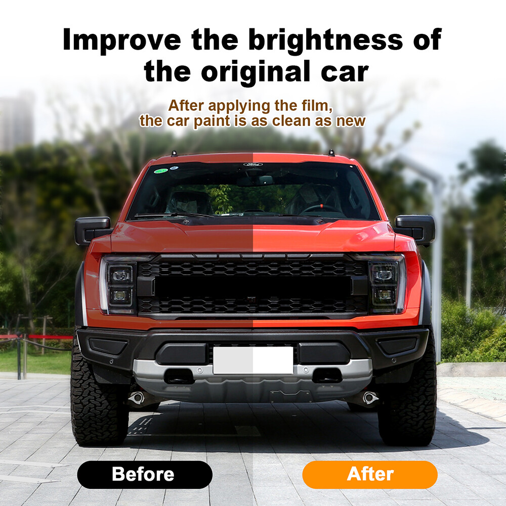 Car Rearview Mirror Precut Paint Protection Film TPU PPF For Ford F150 2022-2023