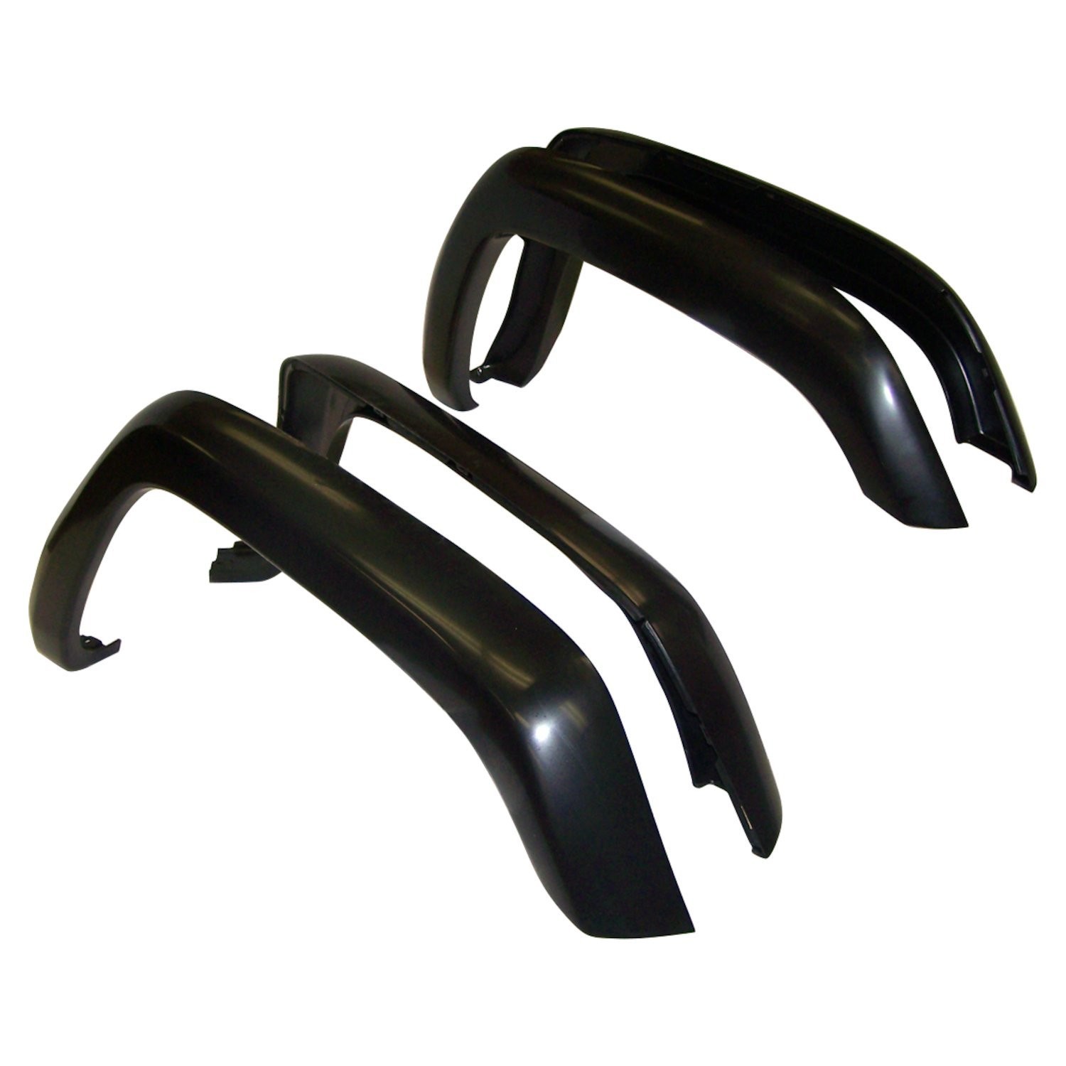 Jeep Fender Flare Kit – Black Plastic Replacement with Hardware