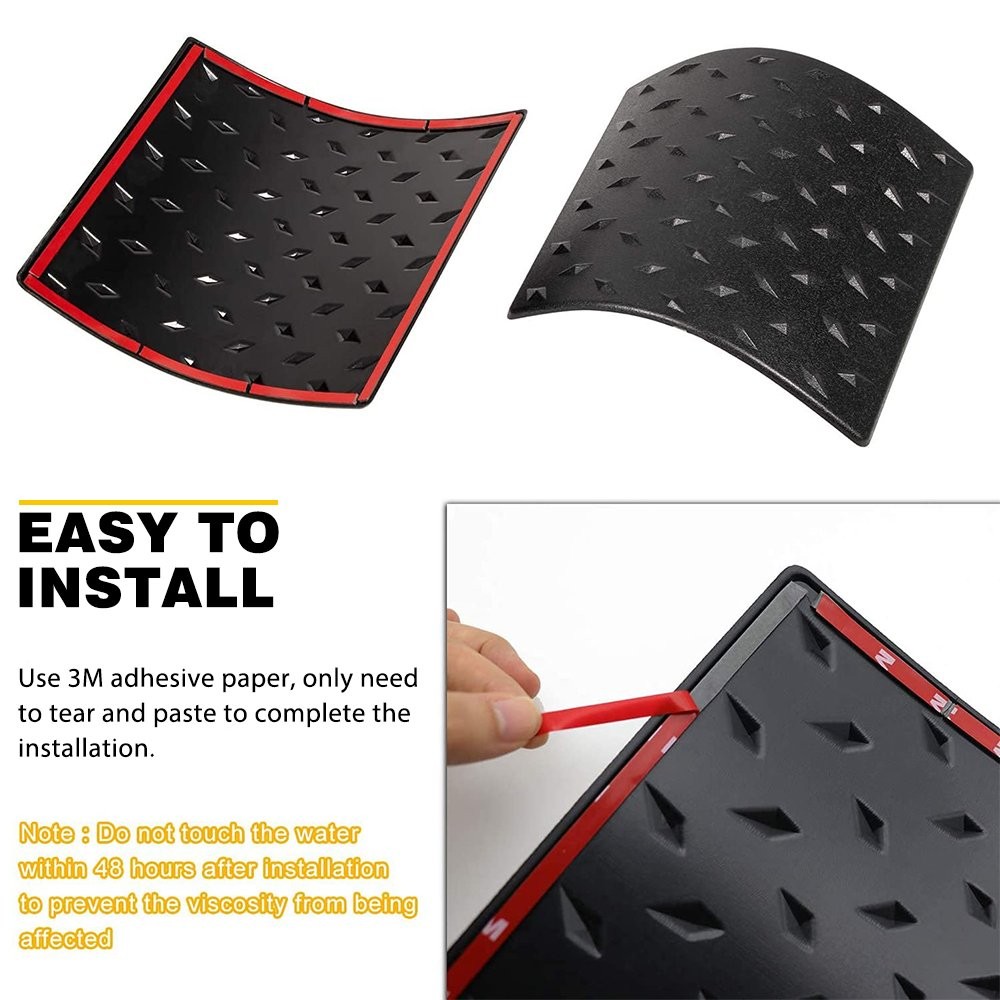 Cowl Body Armor Side Corner Guard Cover for 2007-2018 Jeep Wrangler JK Unlimited
