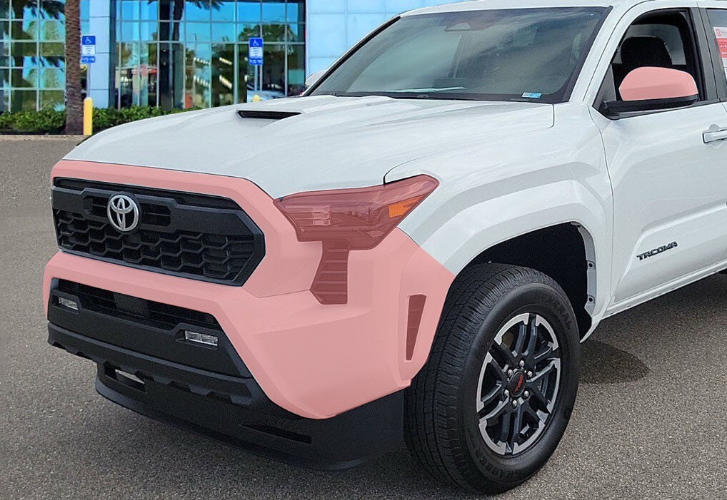 Toyota TACOMA SR5, FRONT PPF, DIY Pre-Cut set 2024-2025