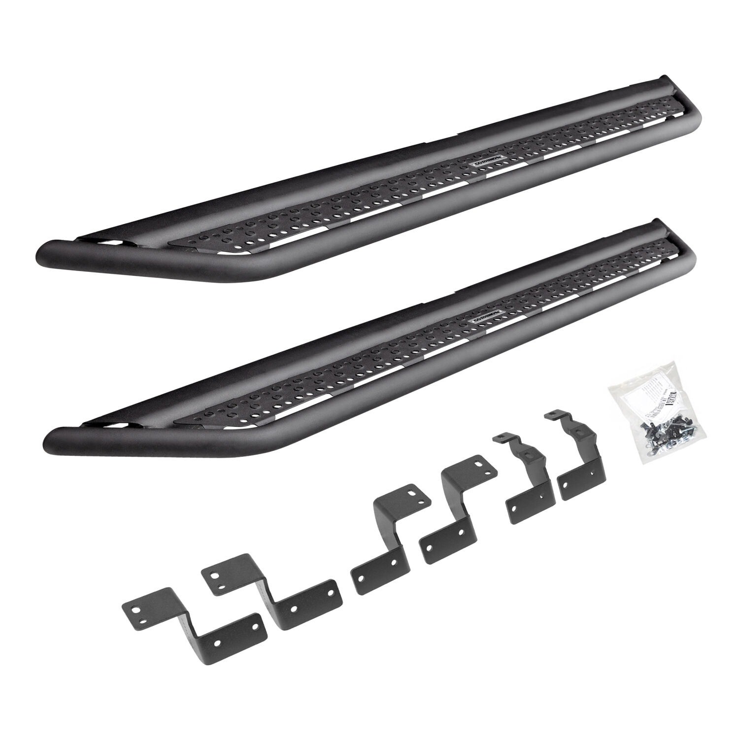 Go Rhino D64427T Dominator Xtreme D6 Side Steps with Rocker Panel Bracket Kit