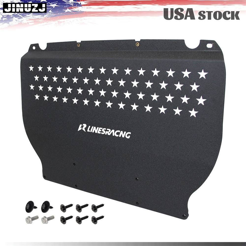 Oil Cooler Skid Plate Underhood Shield For BMW X3 X4M F97 F98 S58 3.0L Black