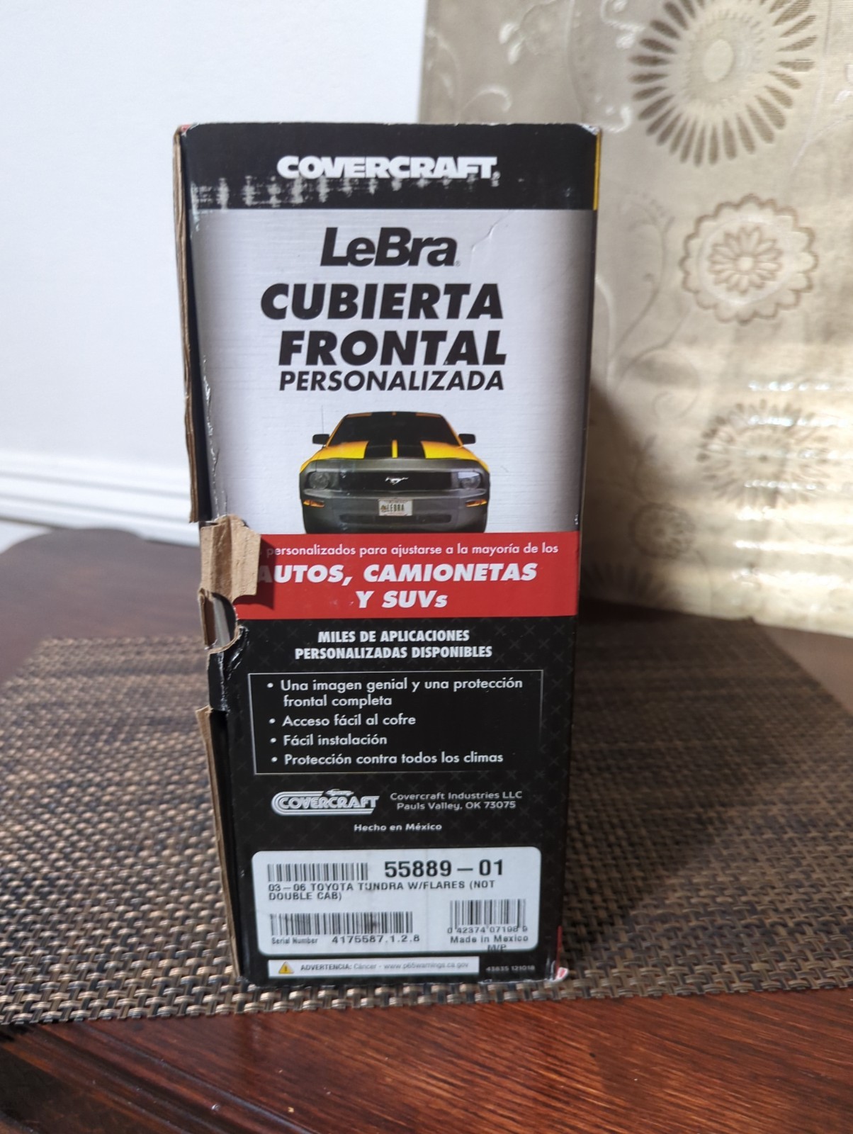 Covercraft LeBra Custom Front End Cover for 2003-2006 Toyota Tundra 55889-01