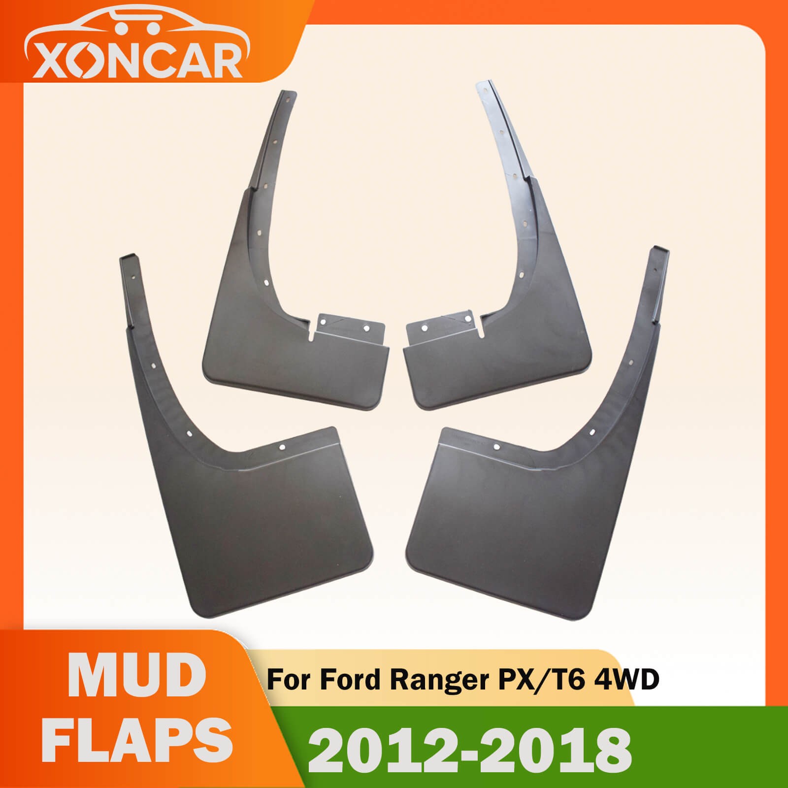Mud Guards Splash Mud Flaps For 2011 – 2018 Ford Ranger T6 Front & Rear