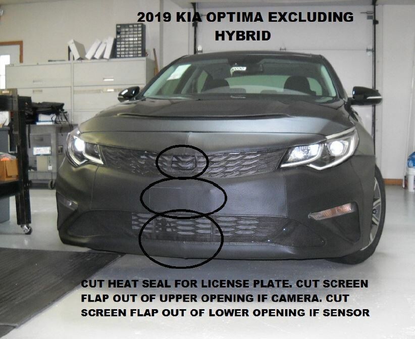 Lebra Front End Mask Bra Cover for 2019 2020 Kia Optima EXC:Hybrid