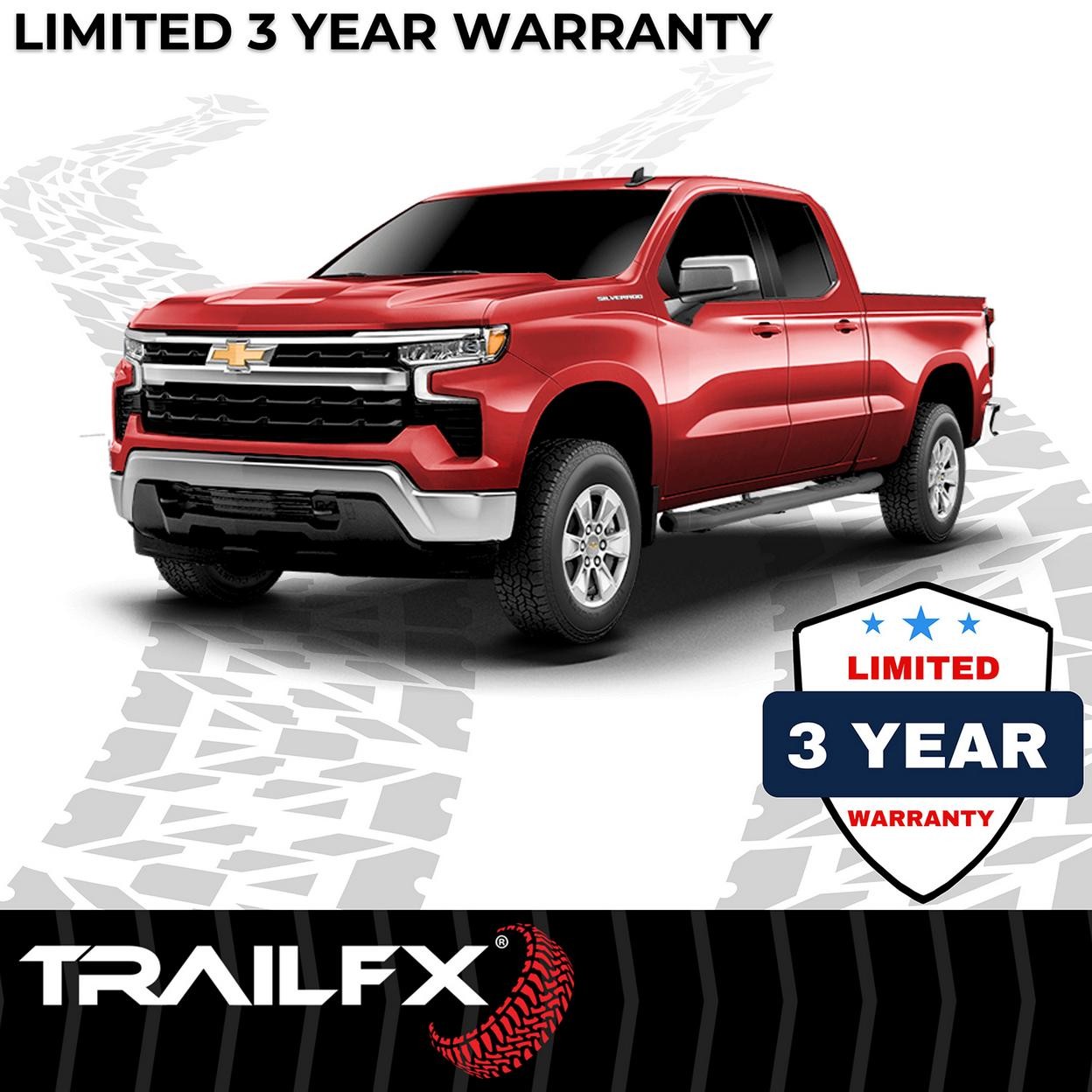 TrailFX A7067B 5 Inch Oval Bent Powder Coated Black Steel Rocker Panel Mount