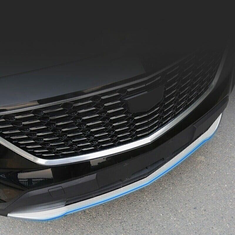 For Cadillac XT4 2019-2023 stainless Front Bumper Lower Protector Strip Trim