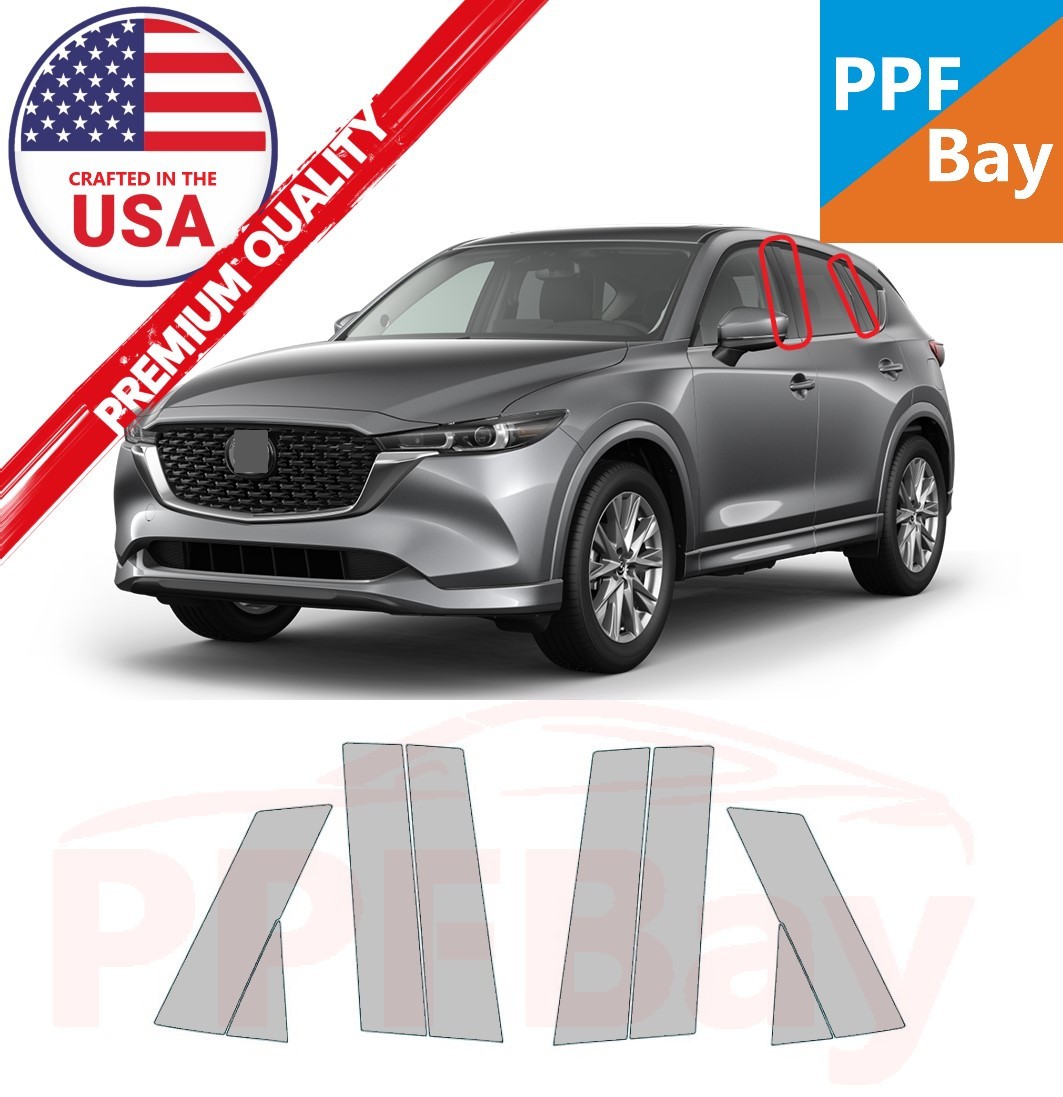 For Mazda CX-5 2022-2025 Bpillar/Cpillar Paint Protection Film PreCut Kit PPF