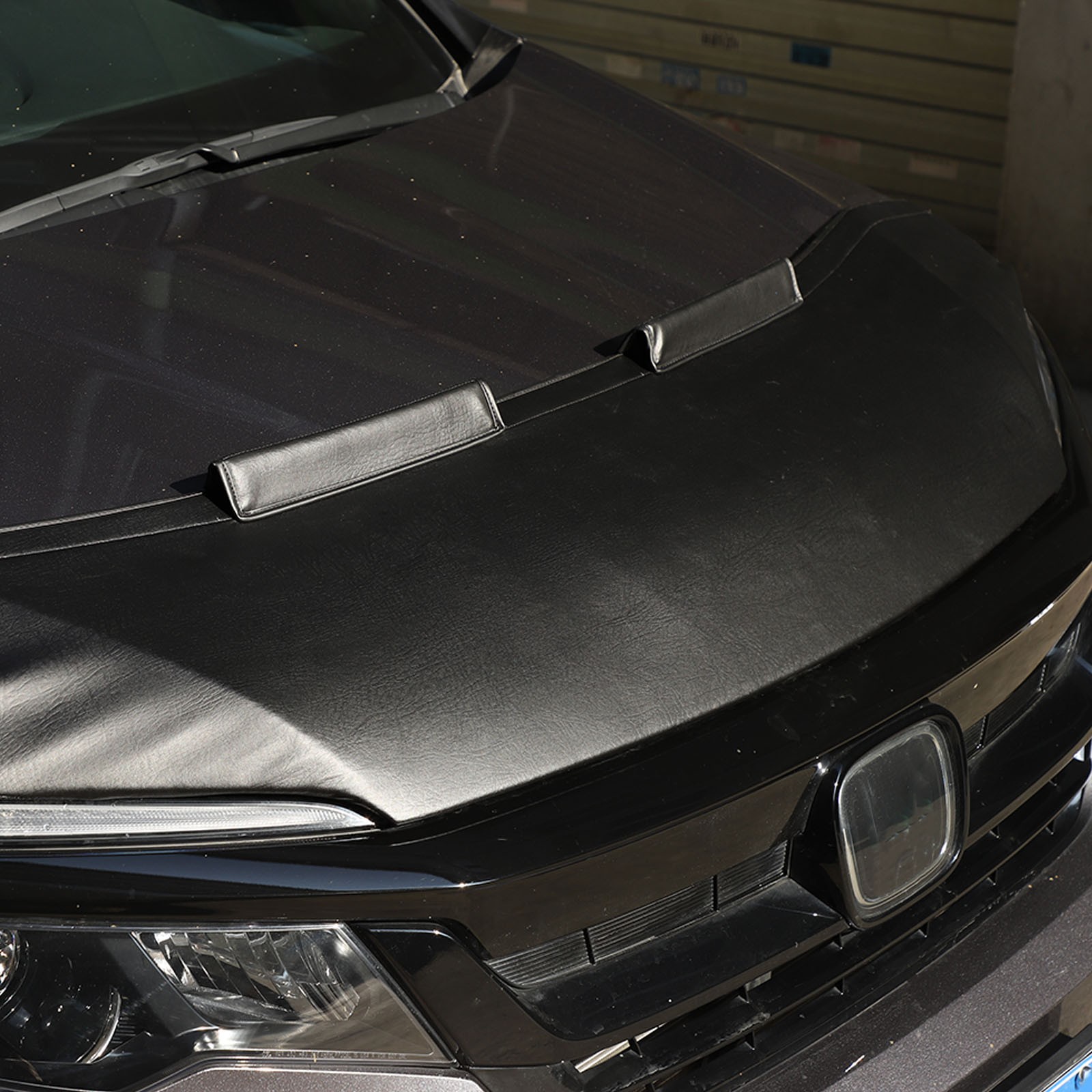 Front End Hood Stone Bra Guard Cover Protection Leather For Honda Pilot 2015-22