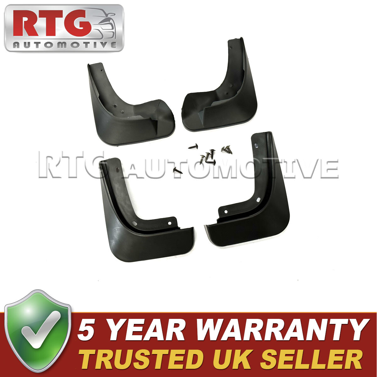 Tailored Mud Flaps Set of 4 For Skoda Fabia 2011-2015 RTG