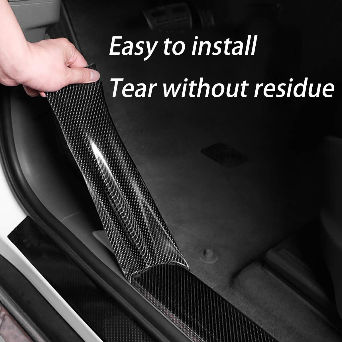 3M Black Gloss Carbon Fiber Vinyl Wrap Film Pro-Series 2080 Kit Size 2″ x 5ft