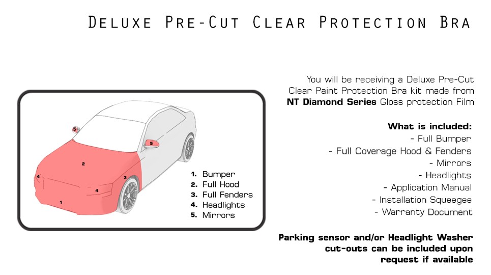 PreCut Paint Protection Film Clear Bra for KIA Sportage X-Line 2023-2025