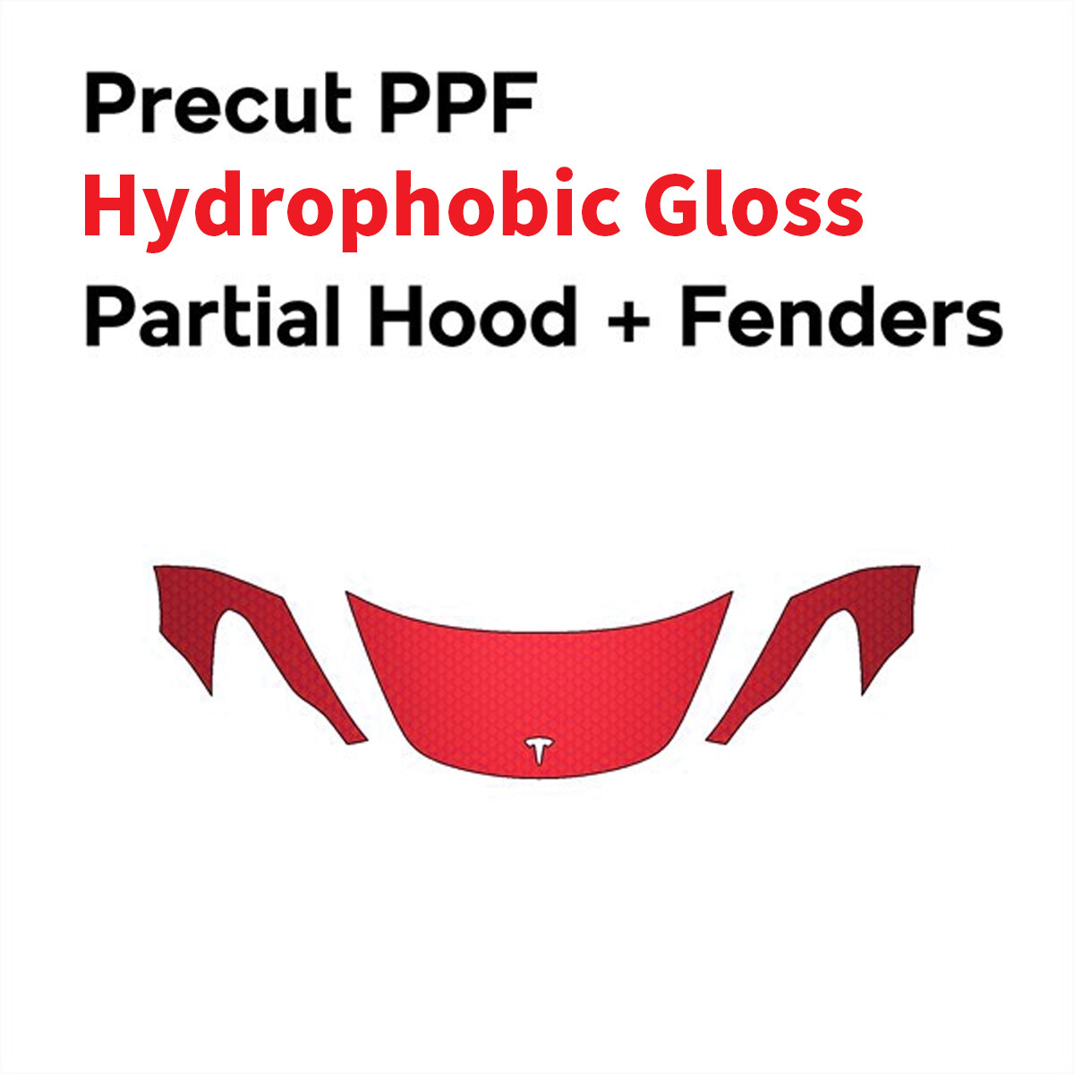 PreCut PPF Paint Protection Film Gloss DIY Clear Bra for Tesla Model 3 2017-2022