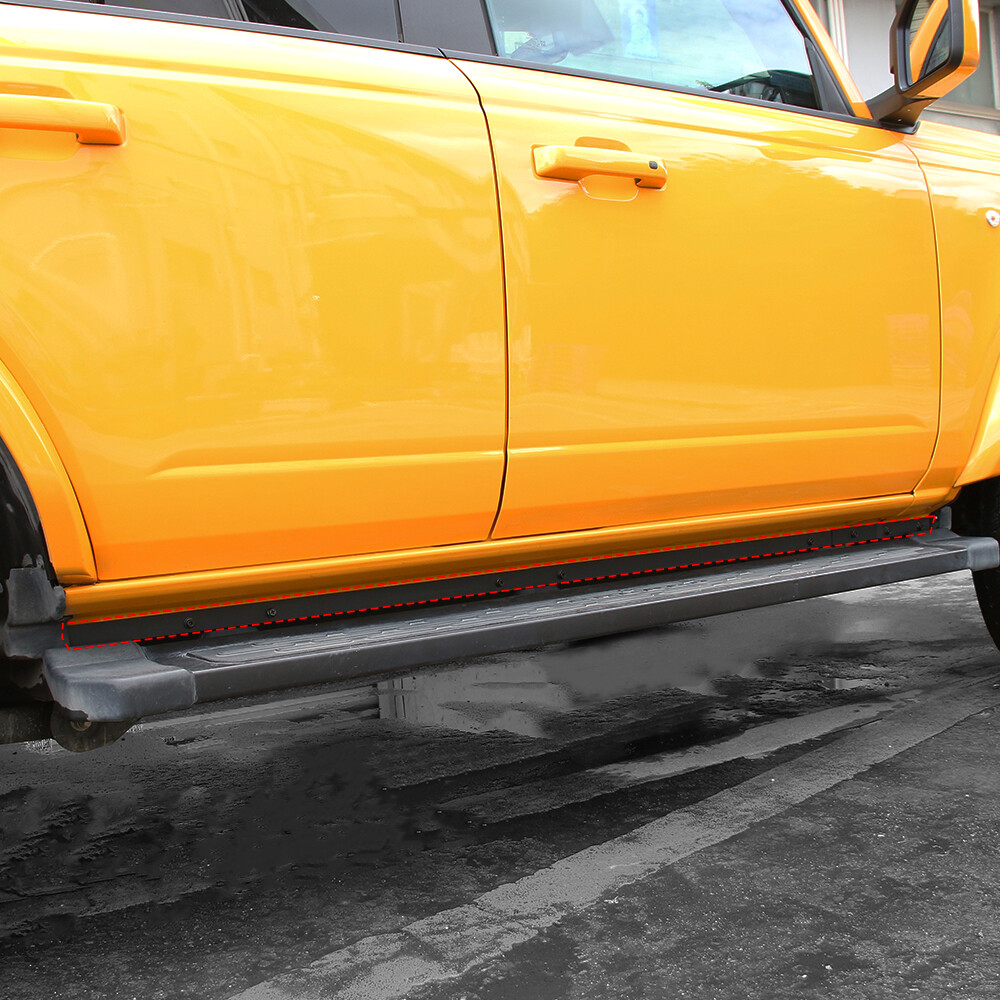 Pinch Weld Cover Fit for Ford Bronco 4-Door 2021-2023 Trail Armor Rocker Panels
