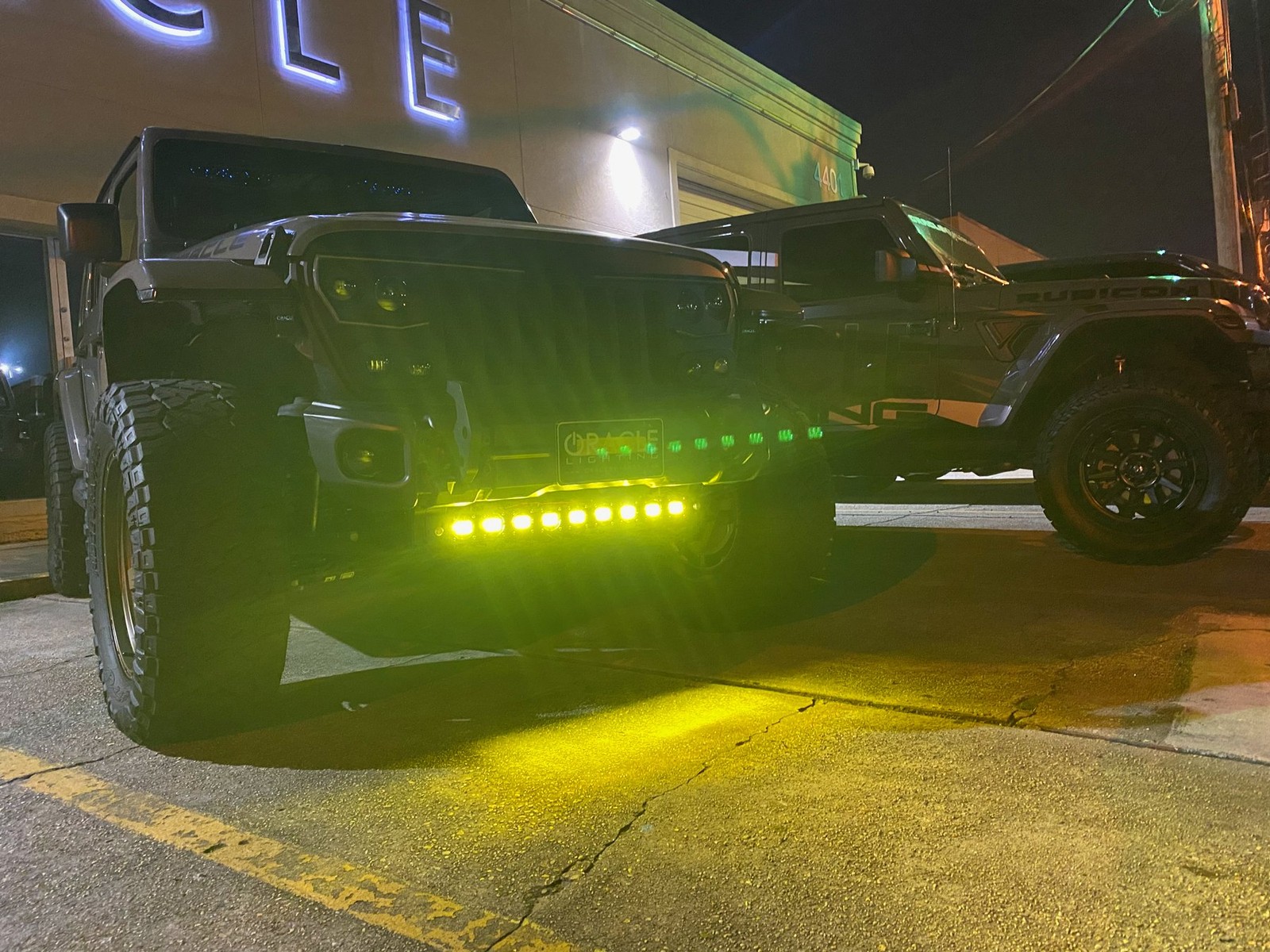 Skid Plate With Off-Road Lights Integrated LED Emitters ORACLE 5883-006