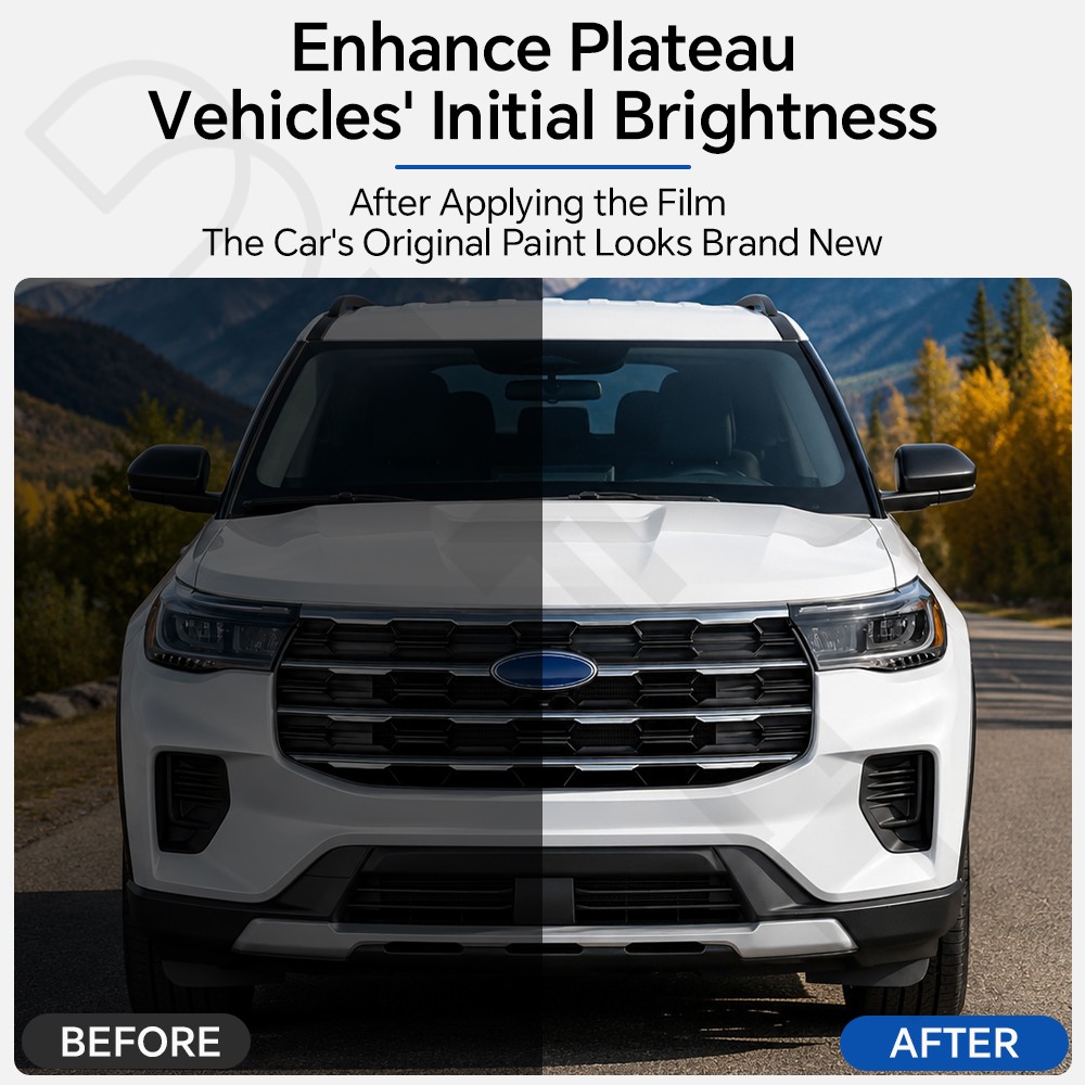 For Ford Explorer 2025-2026 Gloss Rearview Mirror Precut Paint Protection Film