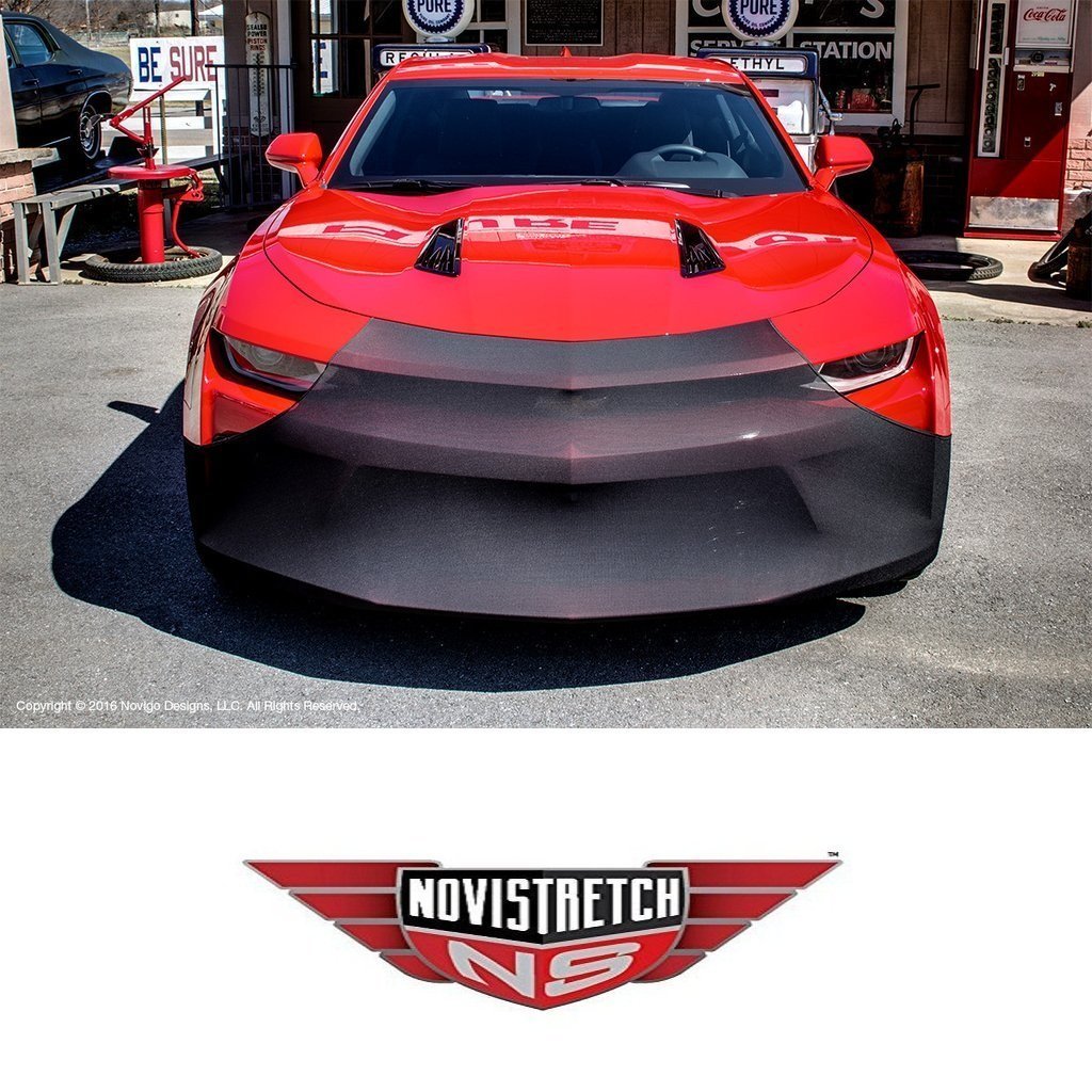 Camaro NoviStretch Front + Mirror Bra Covers Fits: 6th Gen 16-18 FBM650C + MC250