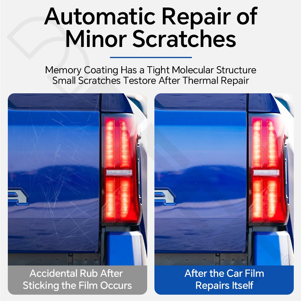 Toyota Tacoma 2024-2026 Rearview Mirror PreCut Paint Protection Clear Bra PPF