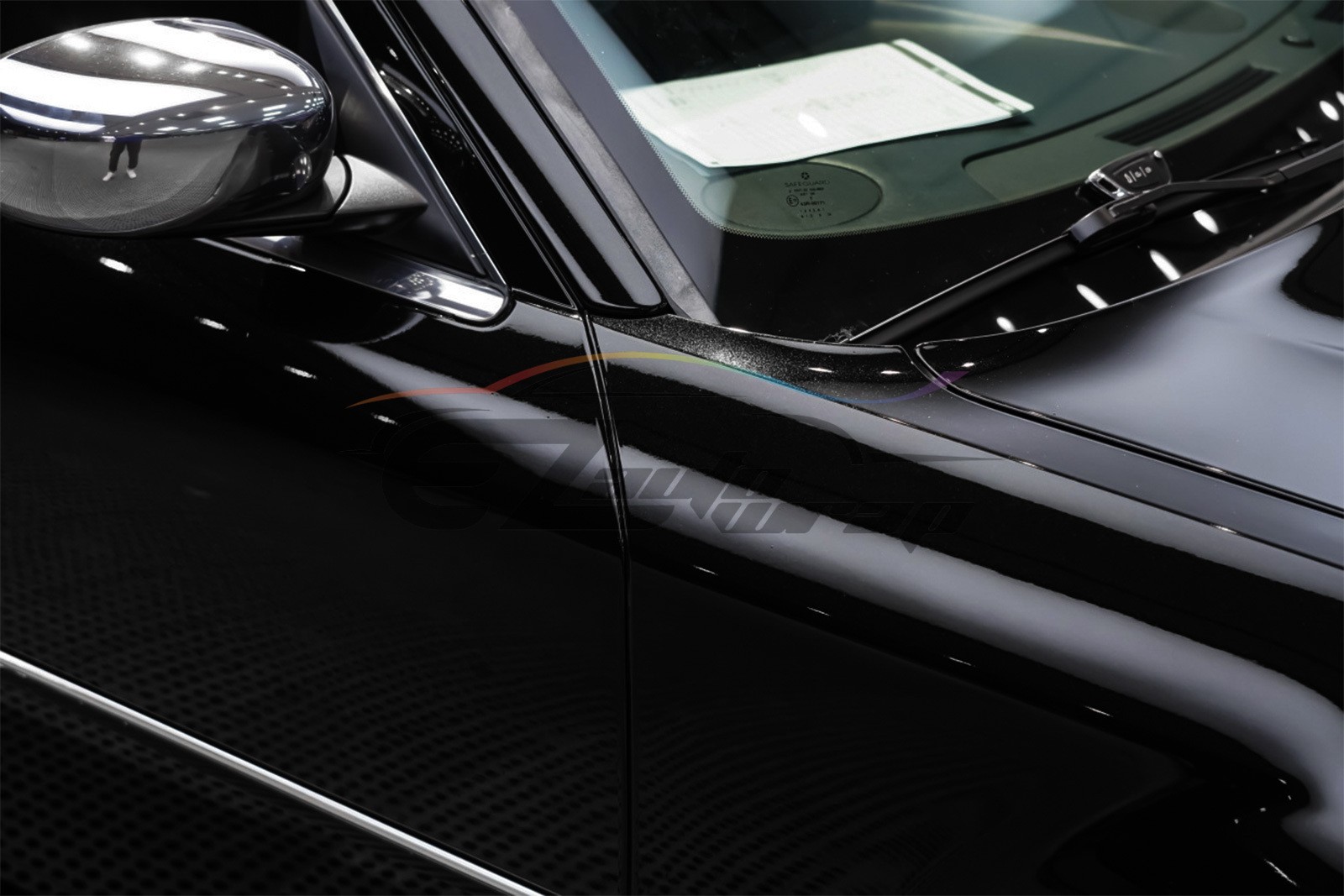 1FTx5FT PPF Paint Protection Film Gloss Black Silver Metallic Scratches Shield