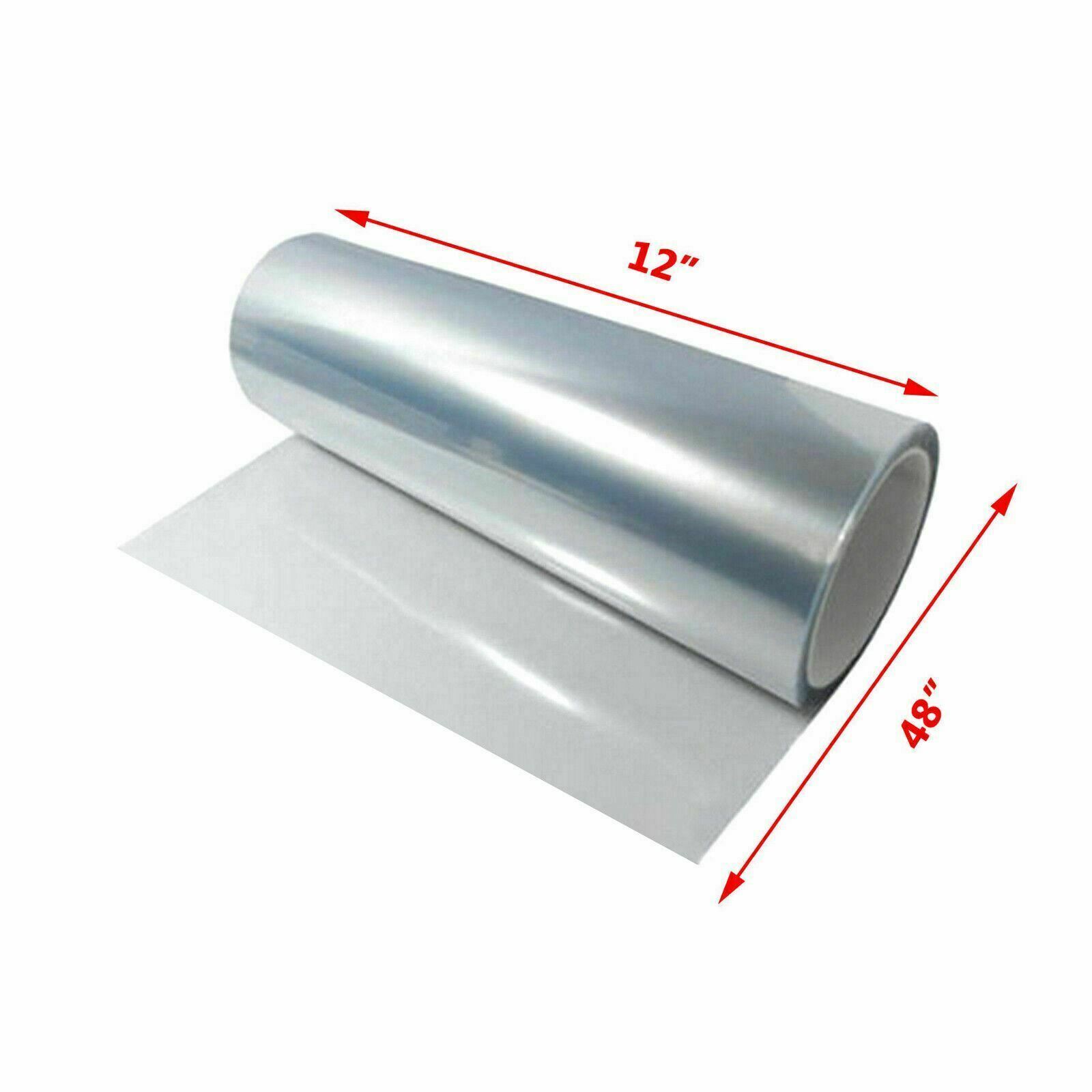 Clear Car Headlight Bumper Hood Paint Anti-Scratch Protection Vinyl Film Sheet