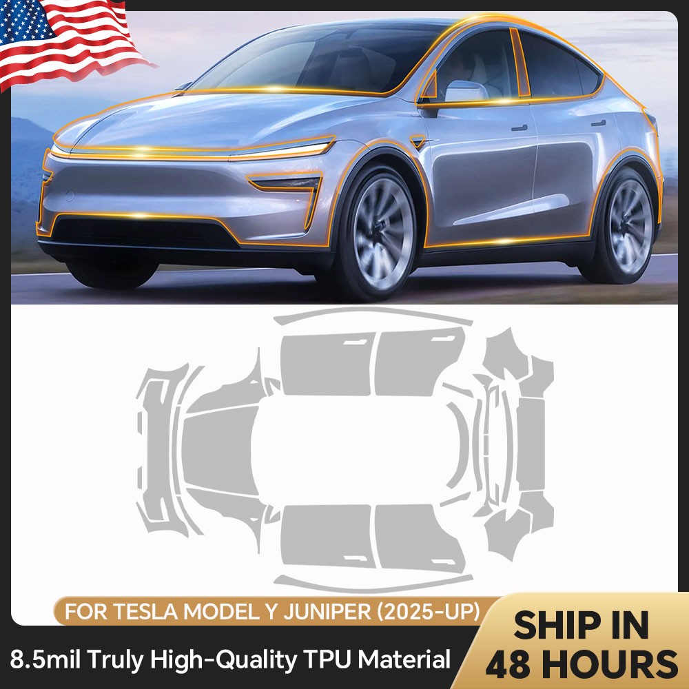 8.5Mil Matte PPF PreCut Full Car Kits for Tesla Model Y Juniper 2025 2026
