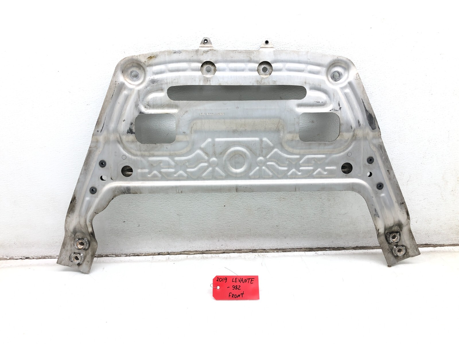2017-2024 MASERATI LEVANTE FRONT UNDER ENGINE SKID PLATE REINFORCEMENT BRACE OEM