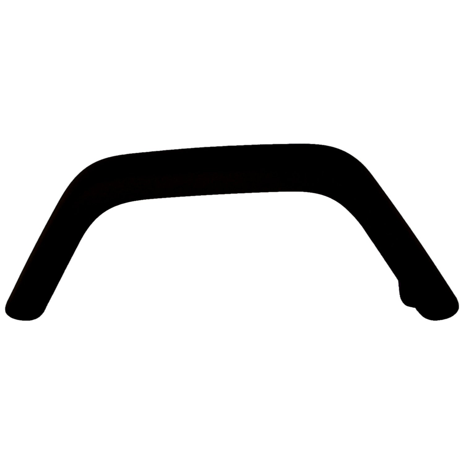 Jeep Fender Flare Replacement – Durable Black Plastic, Rear Right