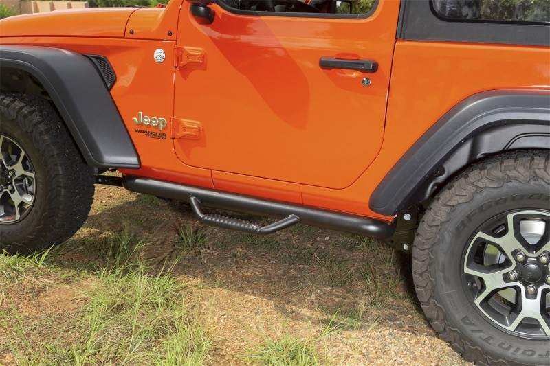 Rugged Ridge Spartan Nerf Bar Textured Black Fits 18-20 Jeep Wrangler JL 2 Door