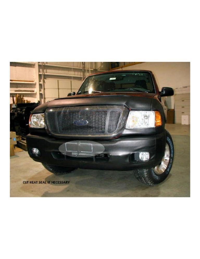 Lebra Front End Mask Bra Fits Ford Ranger 2004 2005 with fog lights