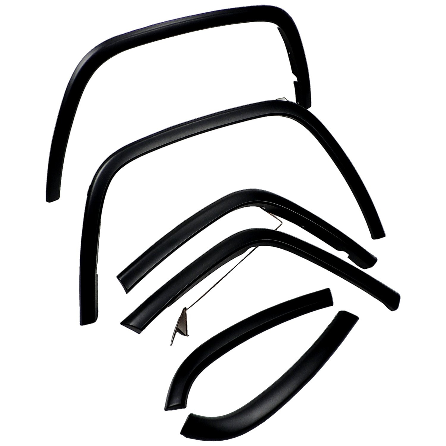 Jeep Fender Flare Set | Durable Plastic Textured Black Replacement
