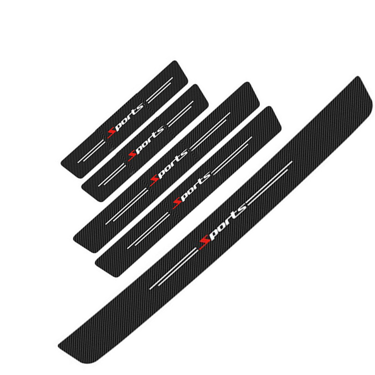 Car Door Plate Sill Scuff Cover Panel Step Anti Scratch Trunk Sticker Protector