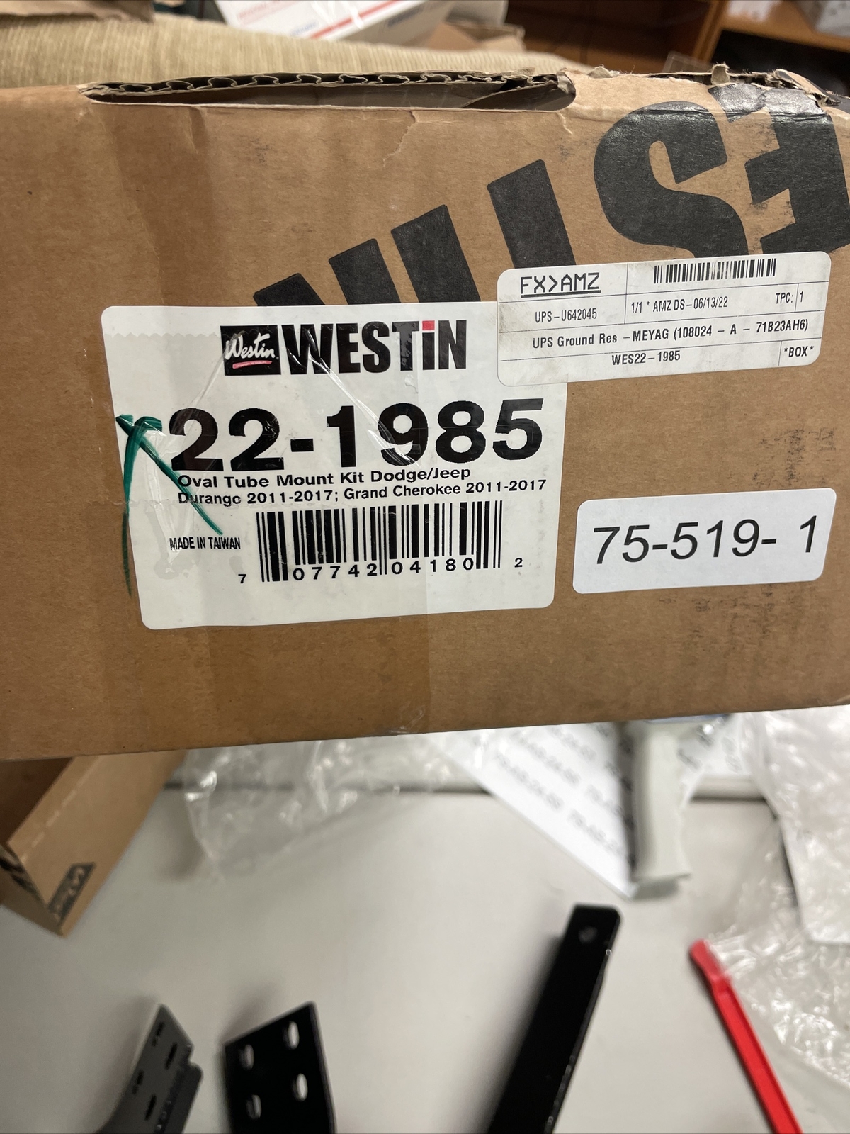 Westin For 2011-2018 Durango/14-18 Grand Cherokee Oval Mounting Brackets 22-1985