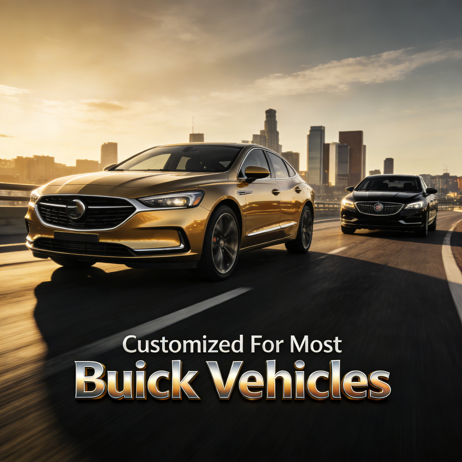 Custom For Buick 13FT Rubber Side Skirt Rocker Panel Trim Bumper Protector Strip