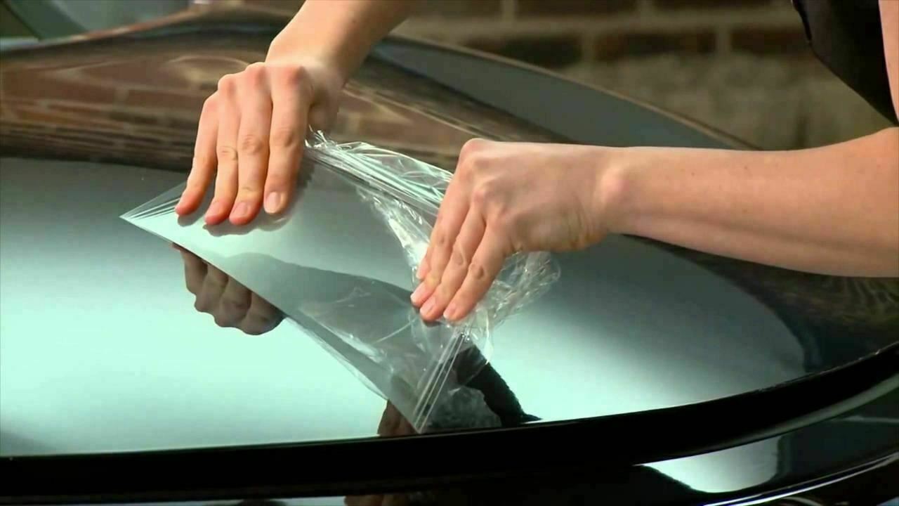 12×48″ Clear Transparent Headlight Protection Hood Paint Cover Film Vinyl Sheet