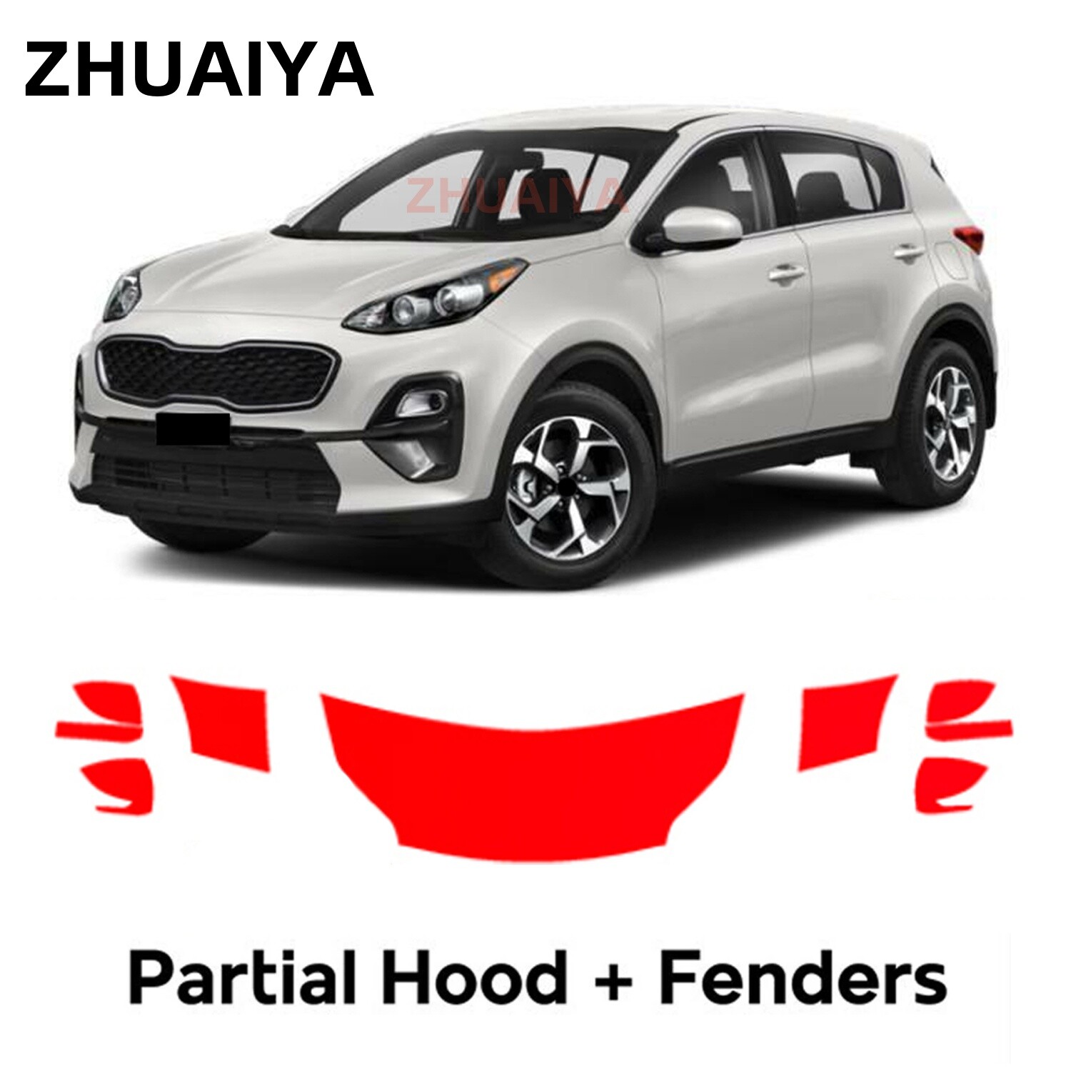 Hood Precut PPF Paint Protection Film For KIA Sportage 2020-2022