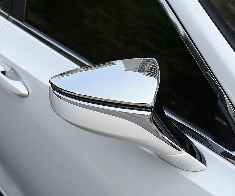 For Lexus ES 2019-2025 abs Chrome Rear View Side Door Mirror Cover Trim 2Pcs