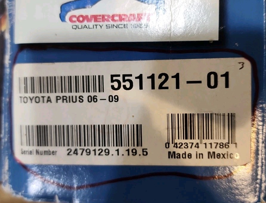 Lebra Custom Front End Cover For Toyota Prius 06-09 New In Box