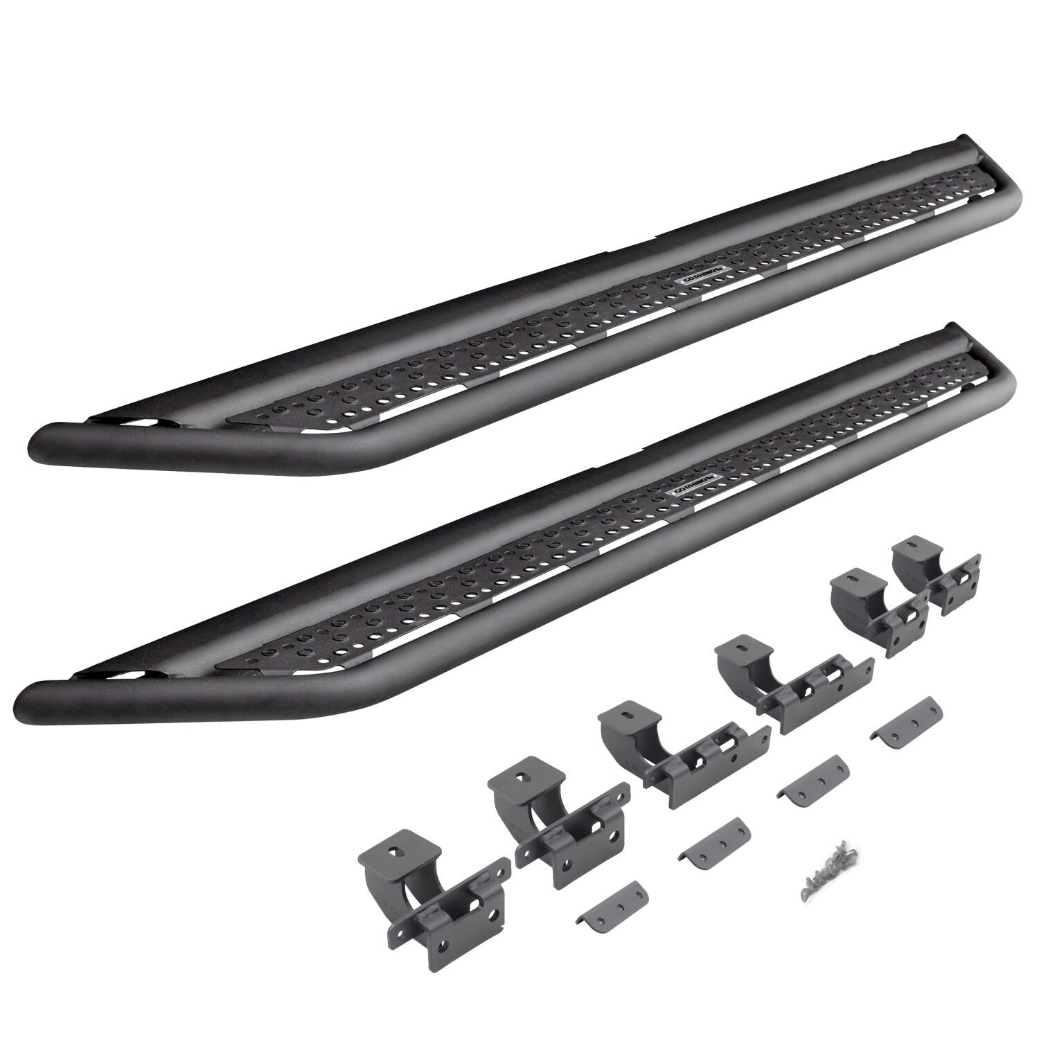 Go Rhino D64516T Dominator Xtreme D6 Side Steps with Rocker Panel Bracket Kit