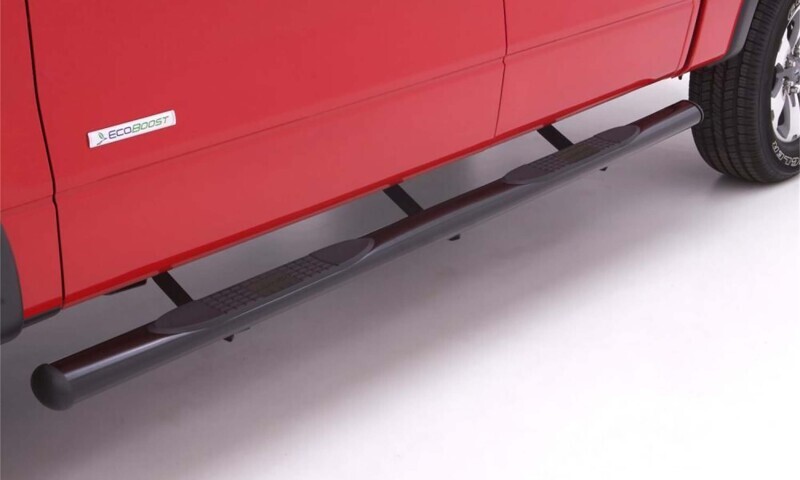 LUND 23678176 Black 4in. Oval Steel Nerf Bars for Nissan Frontier