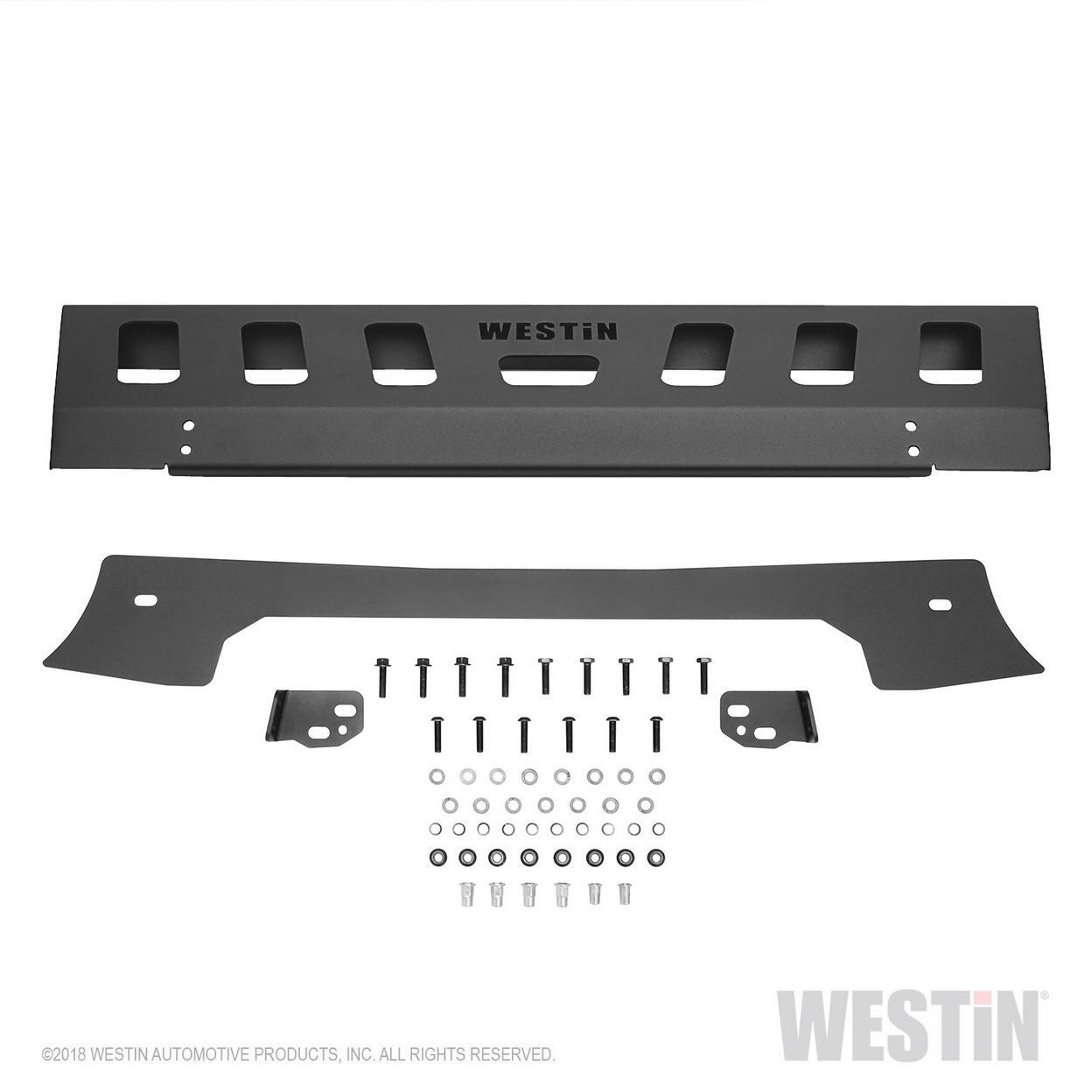 Westin Front Bumper Skid Plate for Jeep Wrangler JL 18-19 – Textured Black