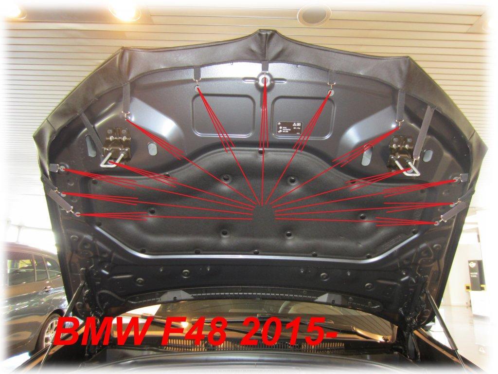 CAR HOOD BONNET BRA fit BMW X1 F48 2014-2022 NOSE FRONT END MASK BRA DE CAPOT