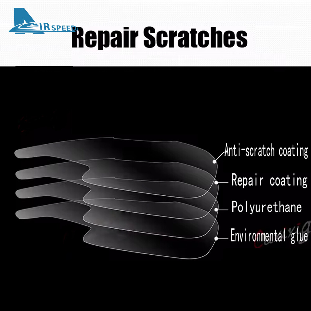 For Ford Ranger 2023-2024 Headlights Precut Paint Protection Film Blacken PPF