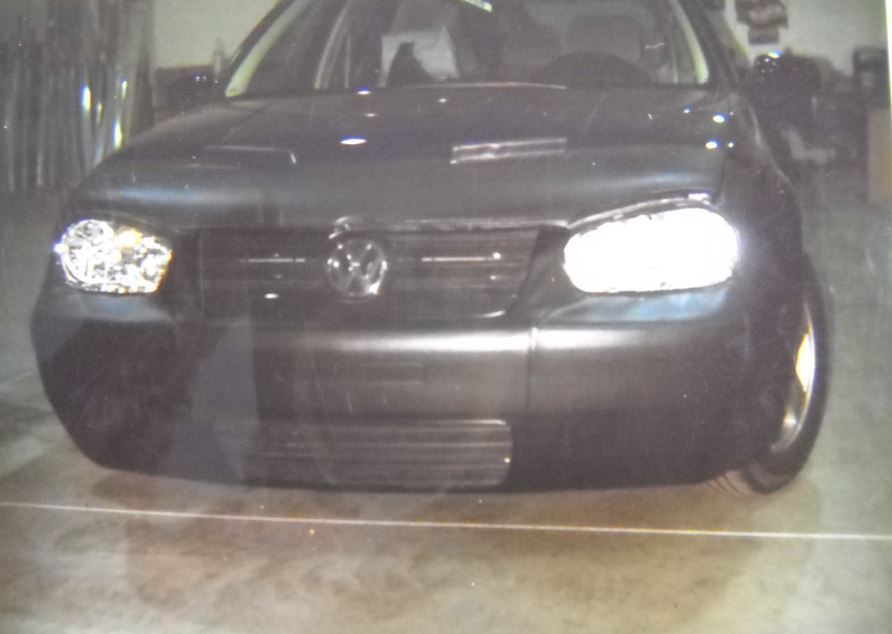 Lebra Front End Mask Bra Fits VW Golf & GTI 1999-2005 W/O Park Lights in Bumper