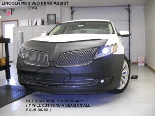 Lebra Front End Cover Bra Mask Fits Lincoln MKS w/o park assist. 2013-2016