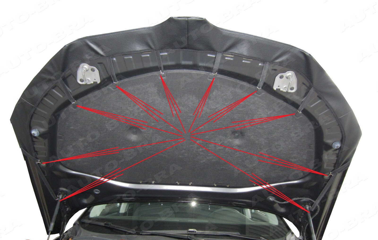 Carbon bra suitable for Skoda Superb III from 2015 stone chip protection hood…