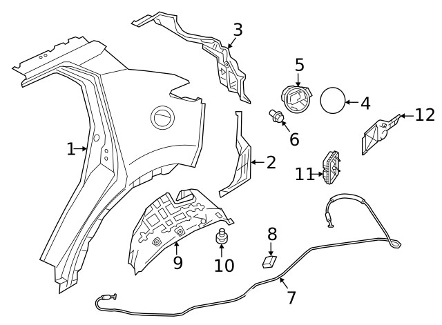 Genuine OEM Nissan Stone Guard 78842-5RL0A Underbody Protection