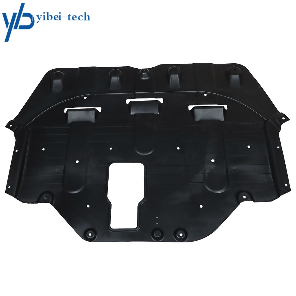 Black Front Engine Splash Shields Under Cover For Hyundai Sonata 2015 2016 2017