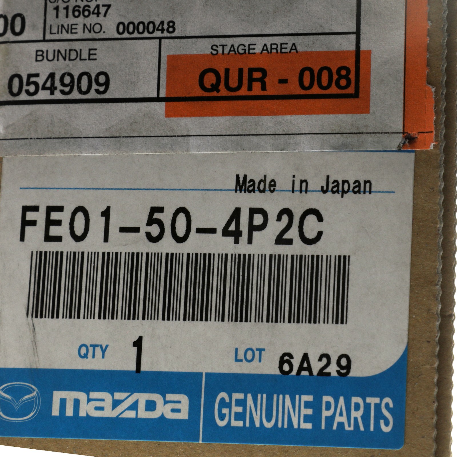 NEW OEM GENUINE Mazda 2004-2011 RX-8 Right Front Stone Guard Piece FE01-50-4P2C