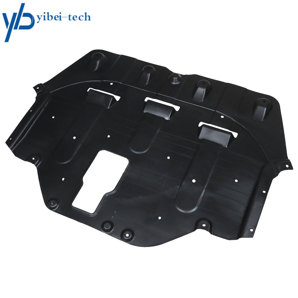Black Front Engine Splash Shields Under Cover For Hyundai Sonata 2015 2016 2017