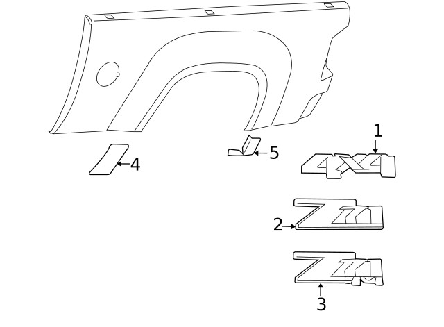 Genuine GM 07-14 Misc CK123 Passenger SI Rr W/house Panel Prtctve Film 15952190